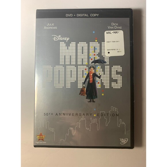 Disney Mary Poppins 50th Anniversary Edition DVD new and sealed - Picture 1 of 3